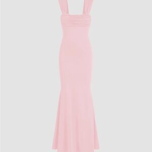 Elegant Pink Evening Gown